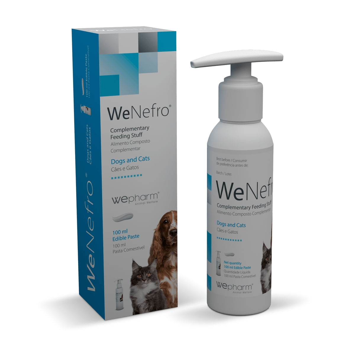 WEPHARM WeNefro Oral Gel, suplimente renale câini și pisici, pastă orală, 100ml 100ml