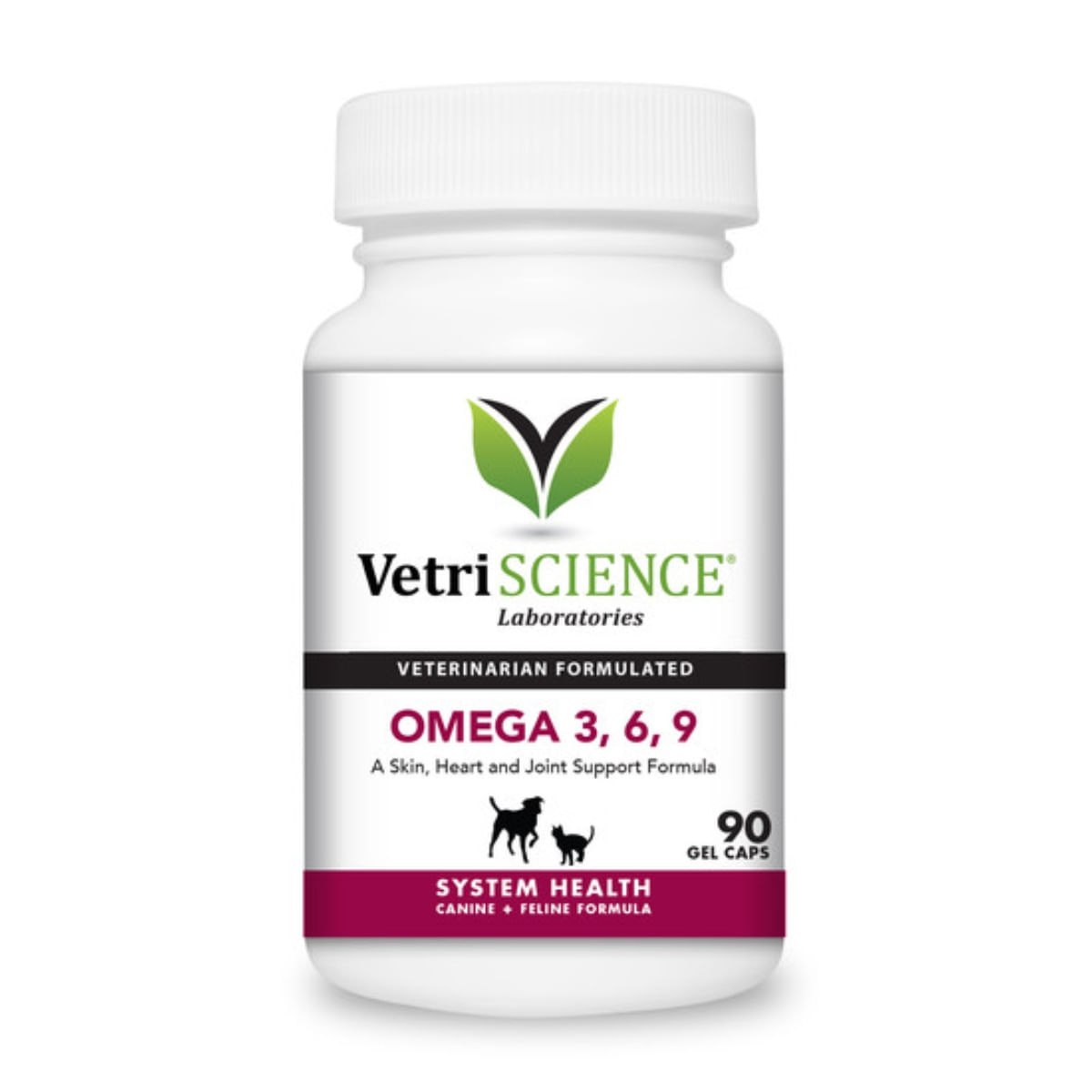VETRI SCIENCE Omega 3, 6, 9, suplimente câini și pisici, 30cps cu gel 30cps