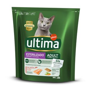 ULTIMA Cat Sterilised Adult, Somon, hrană uscată pisici sterilizate