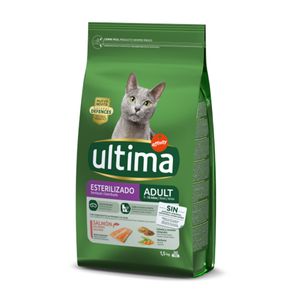 ULTIMA Cat Sterilised Adult, Somon, hrană uscată pisici sterilizate