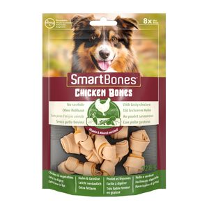 SMARTBONES Classics Chicken Bones Mini, recompense câini, Oase aromate Pui