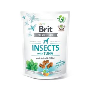 BRIT Care Crunchy Cracker, Insecte și Ton cu Mentă, recompense fără cereale câini, 200g