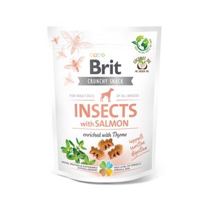 BRIT Care Crunchy Cracker, Insecte și Somon cu Cimbru, recompense fără cereale câini, 200g