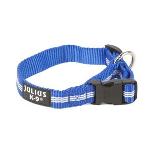 JULIUS-K9 IDC Tubular webbing, zgardă ajustabilă fosforescentă câini, nylon