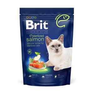 BRIT Premium by Nature Sterilized, Somon, hrană uscată pisici sterilizate