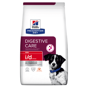 HILL'S Prescription Diet i/d Digestive Care Stress Mini, Pui, dietă veterinară câini, hrană uscată, sensibilități digestive