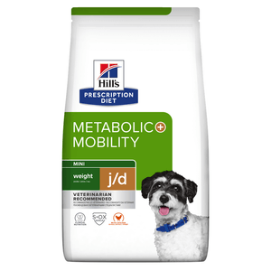 HILL'S Prescription Diet Metabolic + Weight Mini, dietă veterinară câini, hrană uscată, afecțiuni metabolice (obezitate)