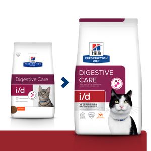 HILL'S Prescription Diet i/d Sensitive Digestive Care, Pui, dietă veterinară pisici, hrană uscată, sensibilități digestive