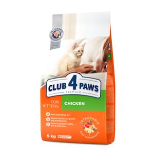 CLUB 4 PAWS Premium Kitten, Pui, hrană uscată pisici junior