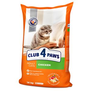 CLUB 4 PAWS Premium, Pui, hrană uscată pisici