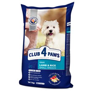 CLUB 4 PAWS Premium, XS-S, Miel și Orez, hrană uscată câini