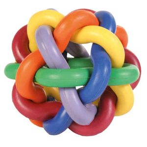 TRIXIE, jucărie minge câini, cauciuc, 10cm, multicolor