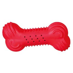 TRIXIE, jucărie răcoritoare os câini, cauciuc, 11cm, multicolor