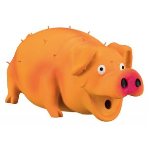 Trixie, jucărie porc cu țepi câini, cu sunet original, latex, 21cm, multicolor