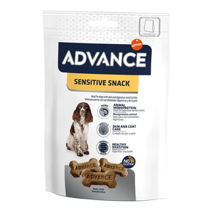 ADVANCE Sensitive Snack, Somon, recompense câini, sistem digestiv, 150g