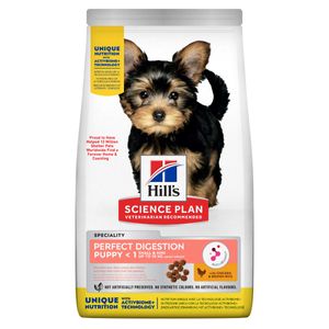 HILL'S Science Plan Perfect Digestion Puppy XS-S, hrană uscată câini junior, sistem digestiv