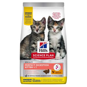 HILL'S Science Plan Perfect Digestion Kitten, hrană uscată pisici junior, sistem digestiv