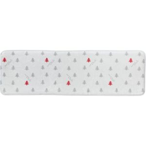 TRIXIE Christmas Nivia, saltea dreptunghiulară câini, XS-M, poliester, antiderapant, alb, 90 x 28 cm