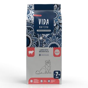 VIDA NATIVA Highlands, Miel și orez brun, hrană uscată pisici, 7kg
