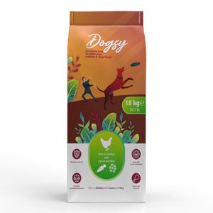 DOGSY, M-XL, Pui și Morcov, hrană uscată câini