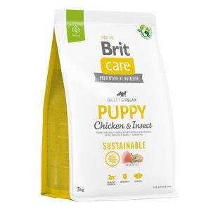 BRIT Care Sustainable, Digest & Relax, XS-XL, Pui și Insecte, hrană uscată câini junior, sistem digestiv