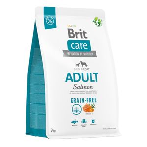 BRIT Care, XS-M, Somon, hrană uscată fără cereale câini, piele & blană