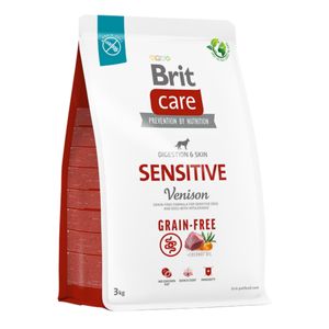 BRIT Care Sensitive, XS-XL, Vânat, hrană uscată fără cereale câini, sistem digestiv