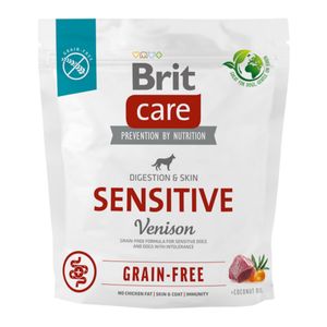 BRIT Care Sensitive, XS-XL, Vânat, hrană uscată fără cereale câini, sistem digestiv