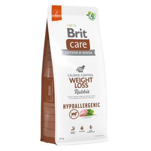 BRIT Care Hypoallergenic Weight loss, XS-XL, Iepure, hrană uscată câini, sistem imunitar & alergii, obezitate