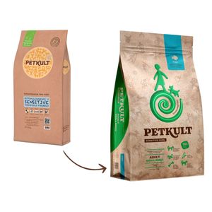 PETKULT Sensitive Care Adult Small Breed, Pește, hrană uscată câini, alergii