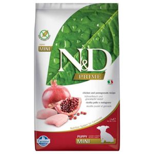 N&D Prime Puppy Mini, XS-S, Pui și Rodie, hrană uscată fără cereale câini junior, 800g