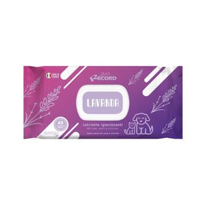 Record Lavanda, șervețele umede, câini și pisici, antibacteriene, multifuncționale, 40buc
