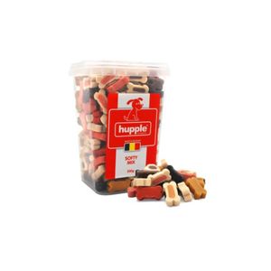 HUPPLE Softy Mix, XS-XL, Carne, cutie recompense câini, 200g