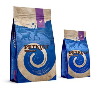 PETKULT Probiotics Adult Large Breed, L-XL, Rață și orez brun, hrană uscată câini, sistem digestiv & probiotice