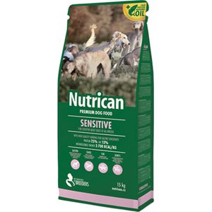 NUTRICAN Sensitive, XS-XL, Hering și Pui, hrană uscată câini, sistem digestiv