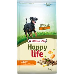 VERSELE LAGA Happy Life, XS-XL, Vită, hrană uscată câini