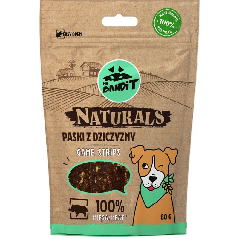 MR-BANDIT-Natural-Stripes-XS-XL-Vanat-punguță-recompense-monoproteică-fără-cereale-caini-80g-1