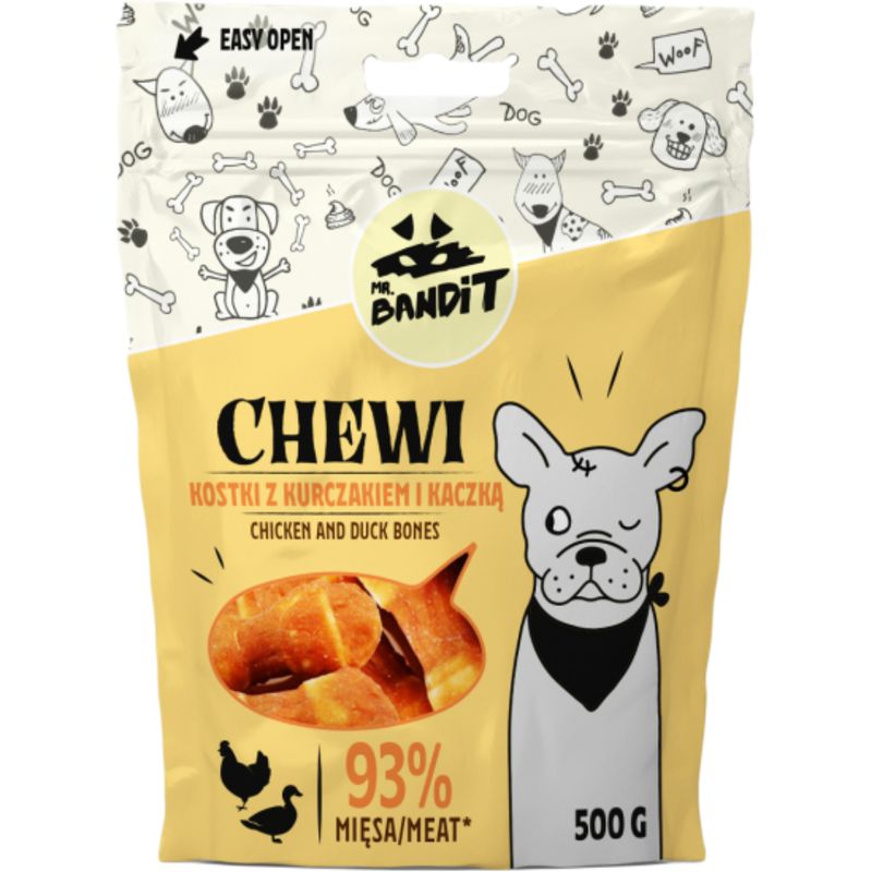 MR-BANDIT-Chewi-Bones-XS-XL-Pui-și-Rață-punguță-recompense-caini-500g-1