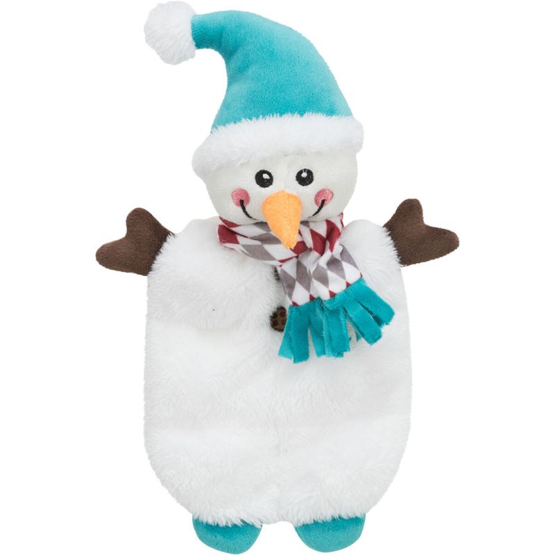 TRIXIE-Christmas-Om-de-Zapada-jucărie-de-pluș-caini-XS-XL-cu-sunet-pluș-alb-și-roșu-31cm-1