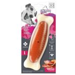 M-PETS-Chewbo-Bone-jucărie-de-ros-aromă-Bacon-caini-M-L-dentiție-cauciuc-alb-și-portocaliu-20cm-1