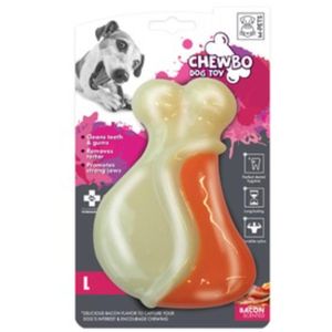 M-PETS Chewbo Leg, jucărie de ros, aromă Bacon, câini, dentiție, cauciuc