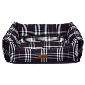4DOG Deluxe Danish, pat dreptunghiular câini, bumbac, ortopedic