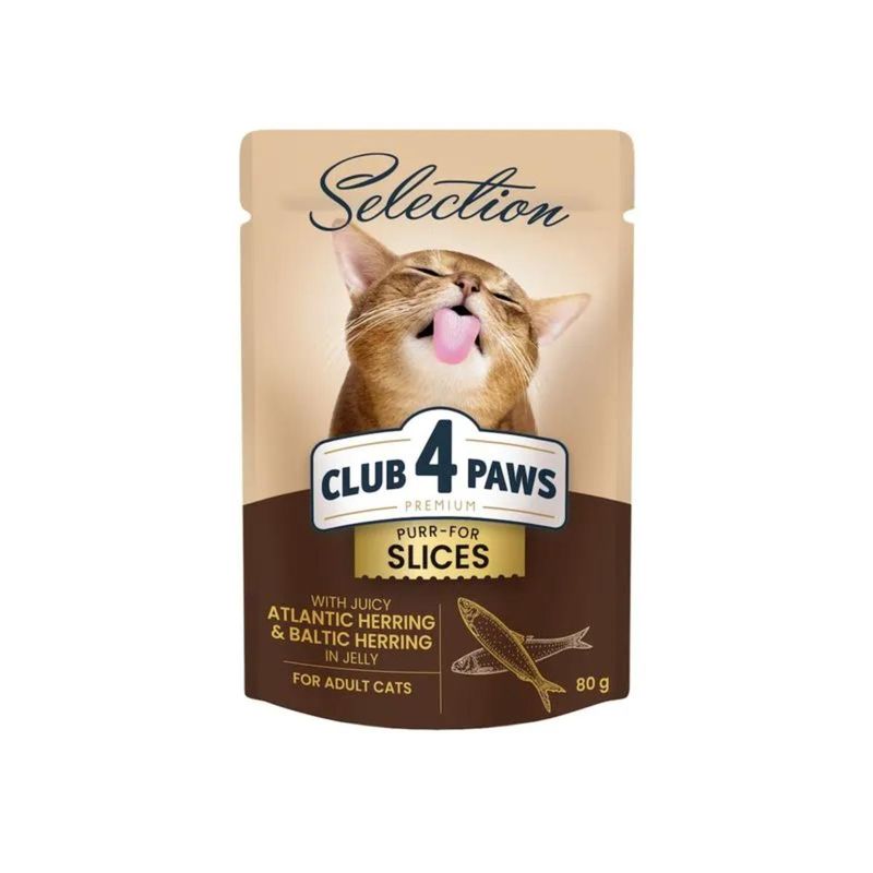 CLUB-4-PAWS-Premium-Plus-Selection-Hering-plic-hrană-umedă-pisici--in-aspic--80g-x-12--8733-