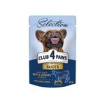 CLUB-4-PAWS-Premium-Plus-Selection-XS-S-Vită-și-Legume-plic-hrană-umedă-caini--in-sos--85g-x-12bax