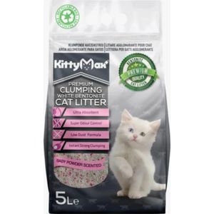 KITTYMAX, Talc, așternut igienic pisici, granule, bentonită, aglomerant, fără praf