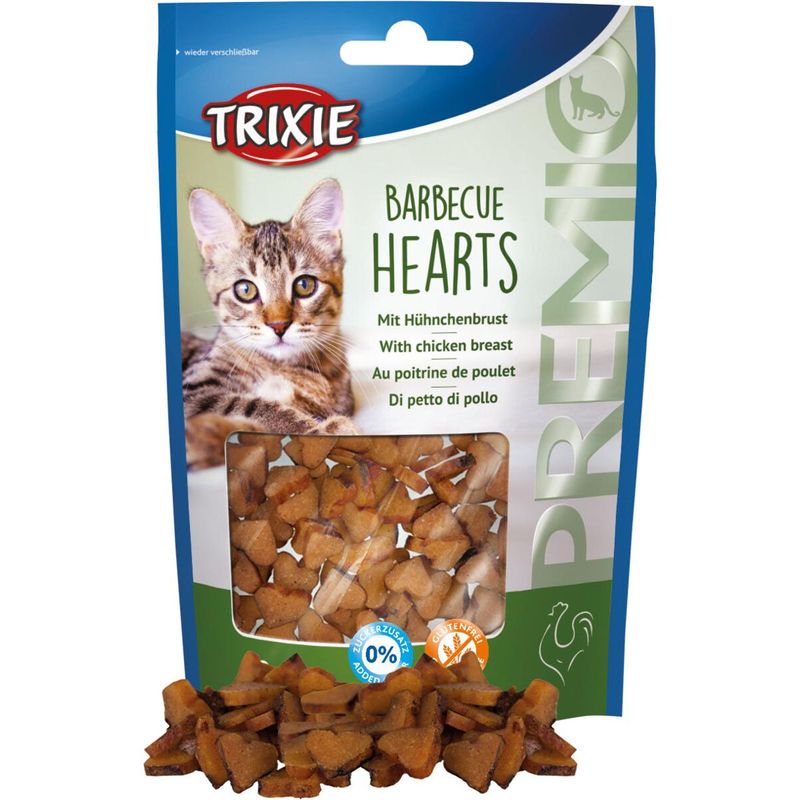 TRIXIE-Barbecue-Hearts-Pui-punguță-recompense-fără-cereale-pisici-50g-1