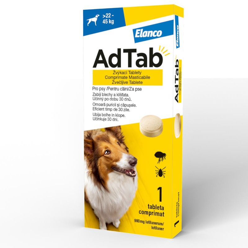 ADTAB-deparazitare-externă-caini-M-L-22---45kg--comprimate-masticabile-repelent-Carne-900mg-x-3buc-1