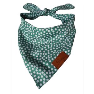 SASIA Sassy Bandana Caini, Verde, Masura M, 33 - 50 cm