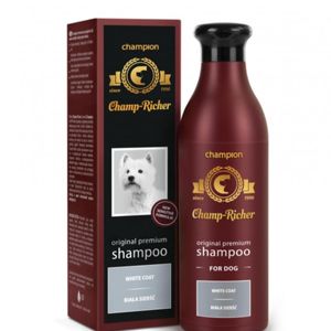 CHAMP RICHER White Coat, șampon câini, blană albă, Lavanda, flacon cu aplicator, 250ml