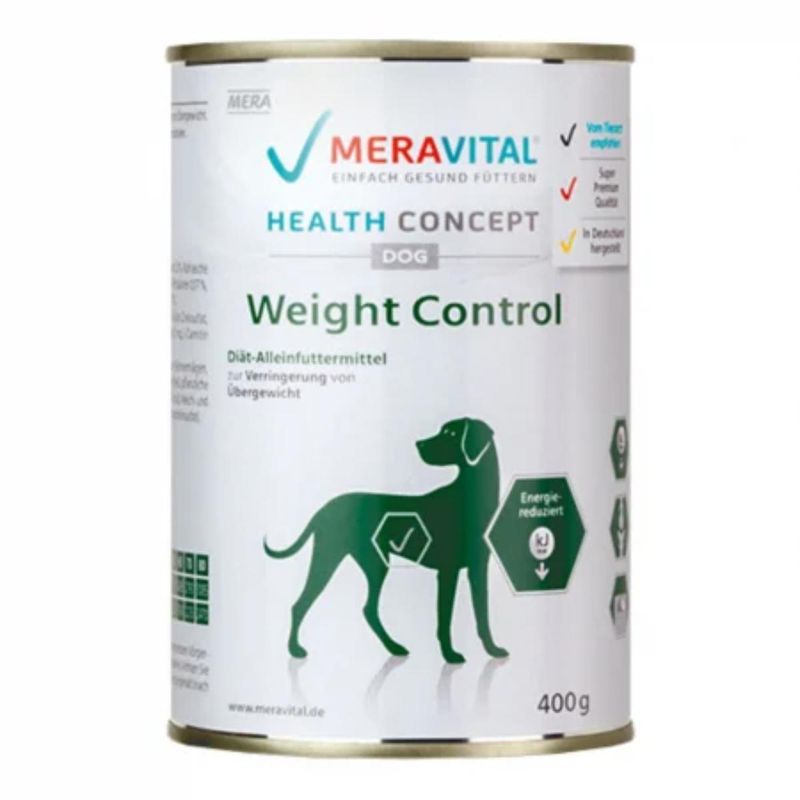 MERA-Vital-Weight-Control-XS-XL-Pasăre-dietă-veterinară-conservă-hrană-umedă-caini-obezitate--pate--400g-1